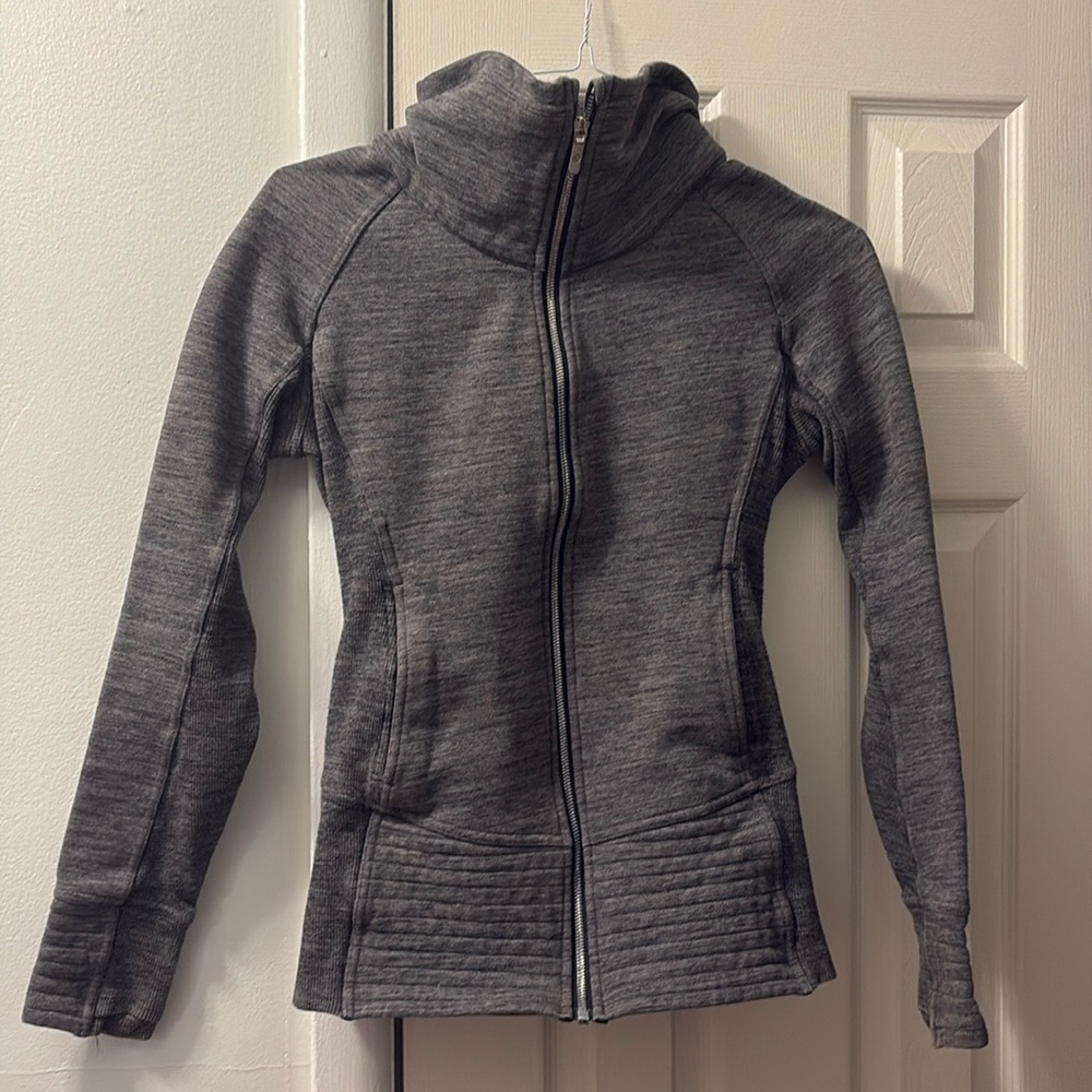 lululemon athletica Charcoal Full-Zip Hoodie